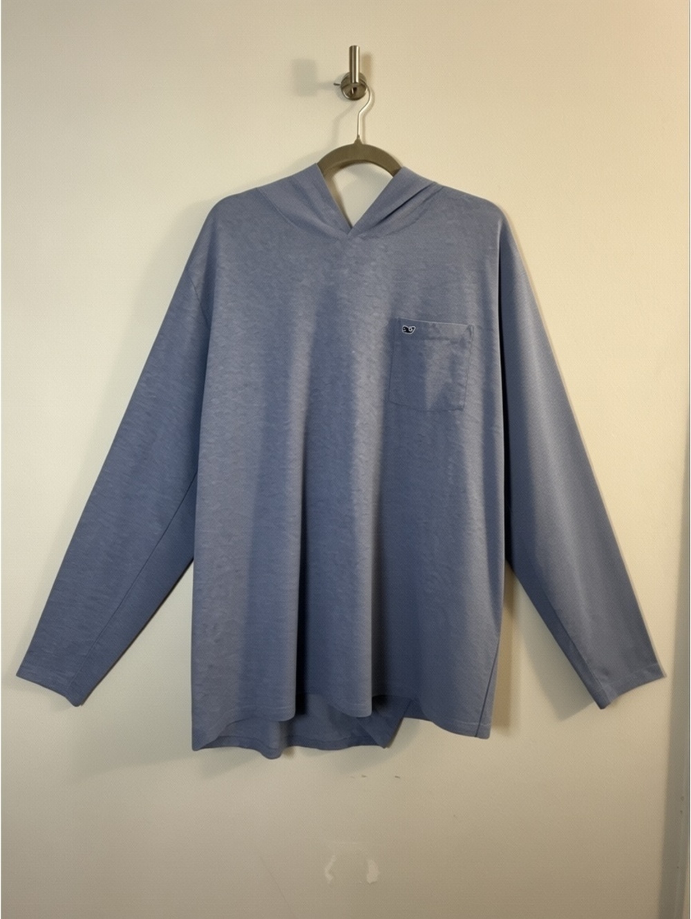 Vineyard Vines Edgartown Shirt Men’s 2XL Blue Hooded Pima Cotton Performance